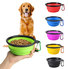 Load image into Gallery viewer, Folding Portable Dog Bowl
