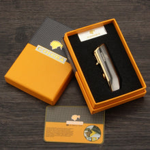 Load image into Gallery viewer, COHIBA 3 Jet Flame Butane Torch With Cigar Punch &amp; Cutter Kit
