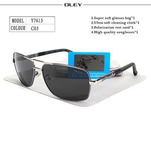 Polarized Metal Frame Sunglasses