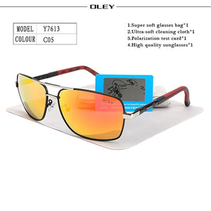 Polarized Metal Frame Sunglasses