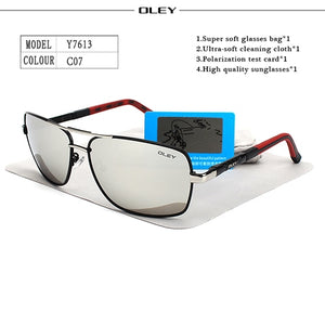 Polarized Metal Frame Sunglasses