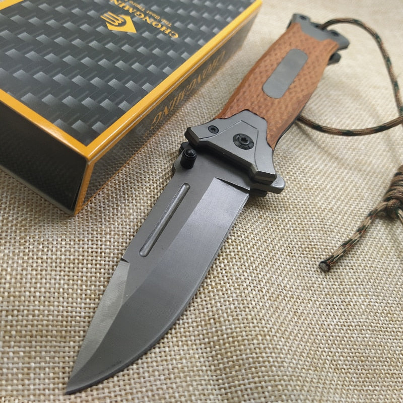 Wood Handle Folding Knife