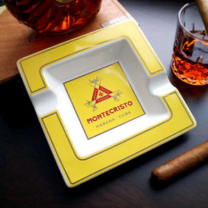 MONTECRISTO Dual Ceramic Ashtray